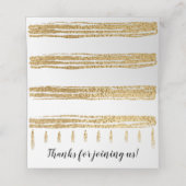 BM Bar en Bat Mitswa Elegante Plaatskaarten Plaatskaartje (Binnenkant ongevouwen)