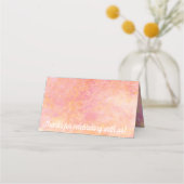 BM Bar en Bat Mitswa Gewoon Subtiele Plaats Kaarte Plaatskaartje (Achterkant)