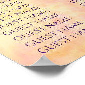 BM Bar en Bat Mitswa Gewoon Subtiele Zitting Grafi Poster (Hoek)