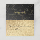 BM Bar en Bat Mitswa Gold Stars Plaatskaarten Plaatskaartje (Buitenkant ongevouwen)