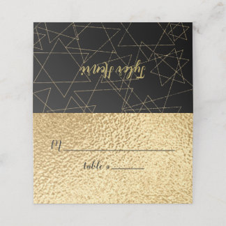 BM Bar en Bat Mitswa Gold Stars Plaatskaarten Plaatskaartje