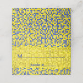 BM Bar en Bat Mitswa spel op plaats kaarten Plaatskaartje (Buitenkant ongevouwen)