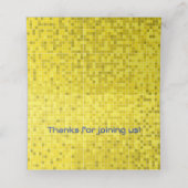 BM Bar en Bat Mitswa spel op plaats kaarten Plaatskaartje (Binnenkant ongevouwen)