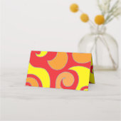 BM Bar en Bat Mitzvah Glitter Wervelt Plaats Kaart Plaatskaartje (Achterkant)