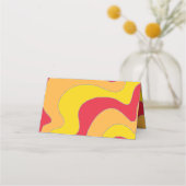 BM Bar en Bat Mitzvah Jazzy Wervelt Plaats Kaarten Plaatskaartje (Achterkant)