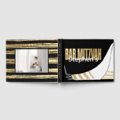 BM Bar Mitzvah Elegant Goud Gouden Gastboek Gastenboek (Volledig)