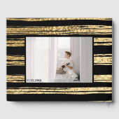 BM Bar Mitzvah Elegant Goud Gouden Gastboek Gastenboek (Achterkant)