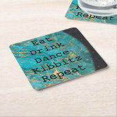 BM Bar of Bat Mitswa Buitenruimte Kartonnen Onderzetters (Schuin)