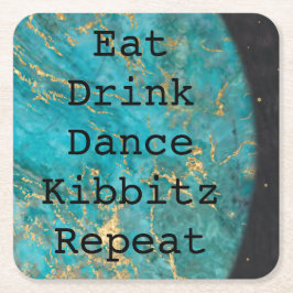 BM Bar of Bat Mitswa Buitenruimte Kartonnen Onderzetters