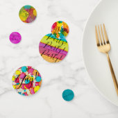 BM Bar of Bat Mitswa Confetti Splash van kleur (Groep)