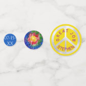 BM Bar of Bat Mitswa Confetti stijl uit de jaren 6 (Voorkanten)