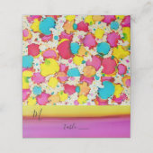 BM Bar of Bat Mitswa Een spatje van kleur Place Ca Plaatskaartje (Buitenkant ongevouwen)