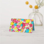 BM Bar of Bat Mitswa Een spatje van kleur Place Ca Plaatskaartje (Achterkant)