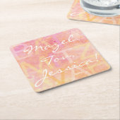 BM Bar of Bat Mitswa gewoon subtiel Kartonnen Onderzetters (Schuin)