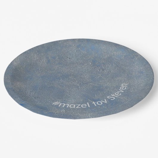 BM Bar of Bat Mitswa Papier Bord Blues (Gekanteld)