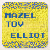 BM Bar of Bat Mitswa SPEL OP OOK Kartonnen Onderzetters (Voorkant)