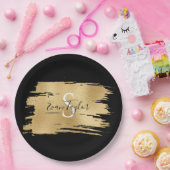 BM Bar of Bat Mitzvah Elegant Goud Papier Bord (Feest)