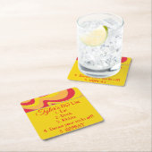 BM Bar of Bat Mitzvah Glitter Swirl Kartonnen Onderzetters (Insitu)