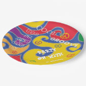 BM Bar of Bat Mitzvah Groovy Papier Bord (Gekanteld)