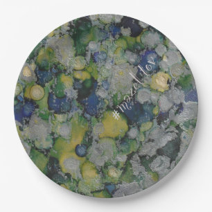 BM Bar of Bat Mitzvah Papier Bord Blauwe Zilvers