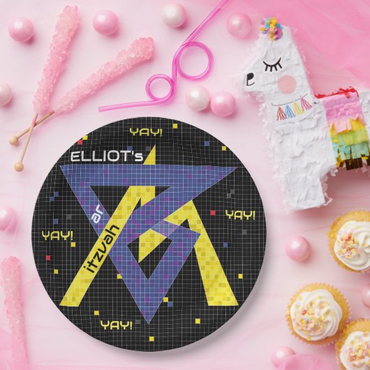 BM Bar of Bat Mitzvah Papier Bord SPEL ON (Feest)