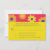BM Bar of Bat Mitzvah RSVP Bloemen (Voorkant)