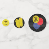 BM Bar of Bat Mitzvah SPEL OP Confetti (Achterkanten)