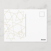 BM Bar of Bat Mitzvah Uit deze Wereld Briefkaart (Achterkant)