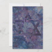 BM Bar voor Bat Mitswa Wall Deco Kaart (Achterkant)