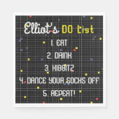 BM Bat Bar Mitswa Game On Servet (Voorkant)