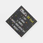 BM Bat Bar Mitswa Game On Servet (Hoek)