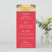 BM Bat Bar Mitzvah Elegant Sparkly Swirl Food Menu (Staand voorkant)