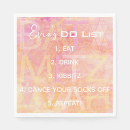 BM Bat Bar Mitzvah Gewoon Subtiele servetten