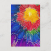 BM Bat Mitzvah Bar Mitzvah Elegant Tie Dye Informatiekaartje (Achterkant)