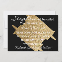 BM Bat Mitzvah Bar Mitzvah Gouden Torah 5 x 7