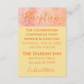 BM Bat Mitzvah Bar Mitzvah Heel subtiel Informatiekaartje (Voorkant)