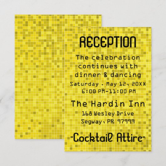 BM Bat Mitzvah Bar Mitzvah Spel op Informatiekaartje (Voorkant / Achterkant)