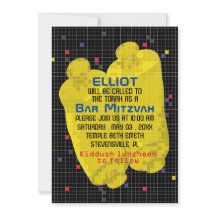 BM Bat Mitzvah Bar Mitzvah spel op uitnodiging
