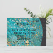 BM Bat Mitzvah Bar Mitzvah Uit deze wereld Kaart (Staand voorkant)