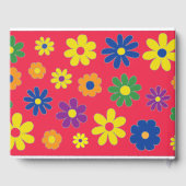 BM Bat of Bar Mitswa Party Flowery Gastenboek (Achterkant)