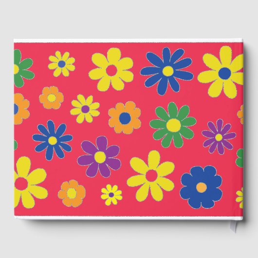 BM Bat of Bar Mitswa Party Flowery Gastenboek (Achterkant)