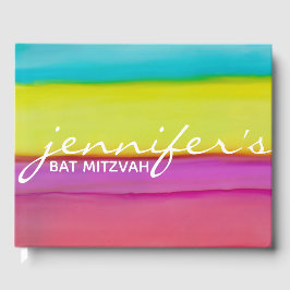 BM Bat of Bar Mitzvah Party Confetti Gastboek Gastenboek