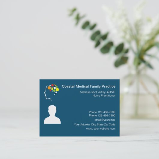 BM Wereldwijde gezondheidszorg 2 Visitekaartje (Staand voorkant)