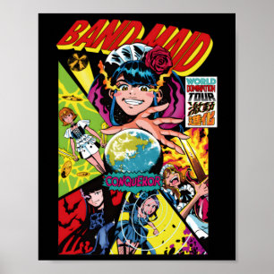 BM World Domination Tour Sticker Poster