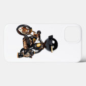 Bman op een fiets, Bitcoin, door Natasha Us   Case-Mate iPhone Case (Achterkant (horizontaal))