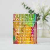 BMBar Bat Mitzvah Een vleugje kleurrichting Kaart (Staand voorkant)