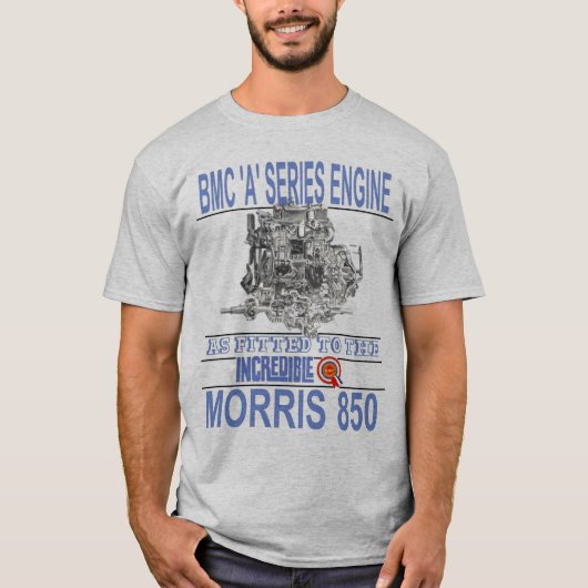 BMC 'A'-serie engine Mini 850 T-Shirt (Voorkant)