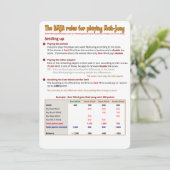 BMJA-kaart - Instellen Kaart (Staand voorkant)