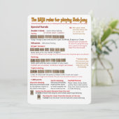 BMJA-kaart - Speciale handen Kaart (Staand voorkant)