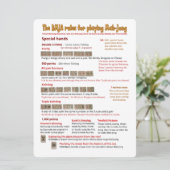 BMJA-kaart voor grote afdrukken - Speciale handen Kaart (Staand voorkant)